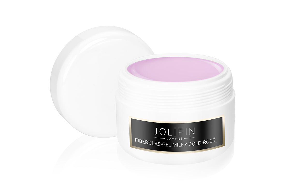 Jolifin LAVENI Refill - fibreglass gel milky cold-rosé 250ml