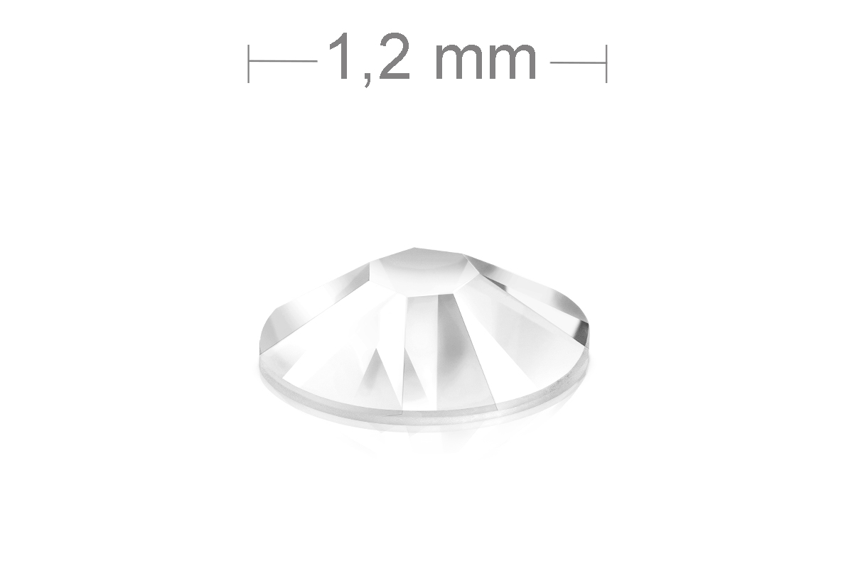 Jolifin LAVENI Strasssteine 480 Stück - clear 1,2mm