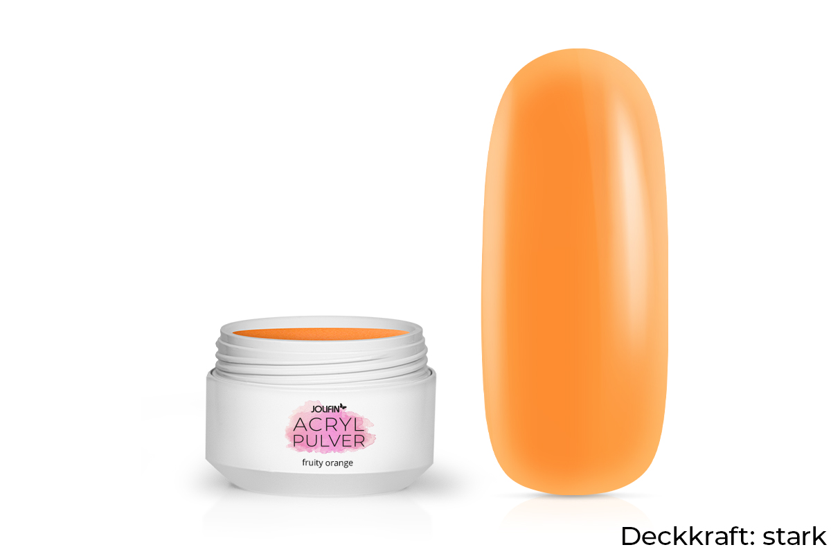Jolifin acrylic colour powder - fruity orange 5g
