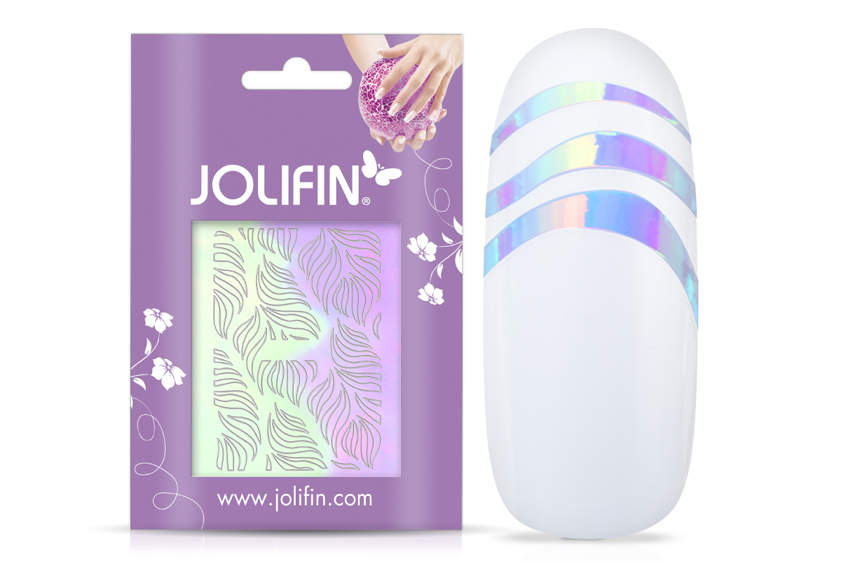 Jolifin Hologramm Sticker - Waves clear diamond