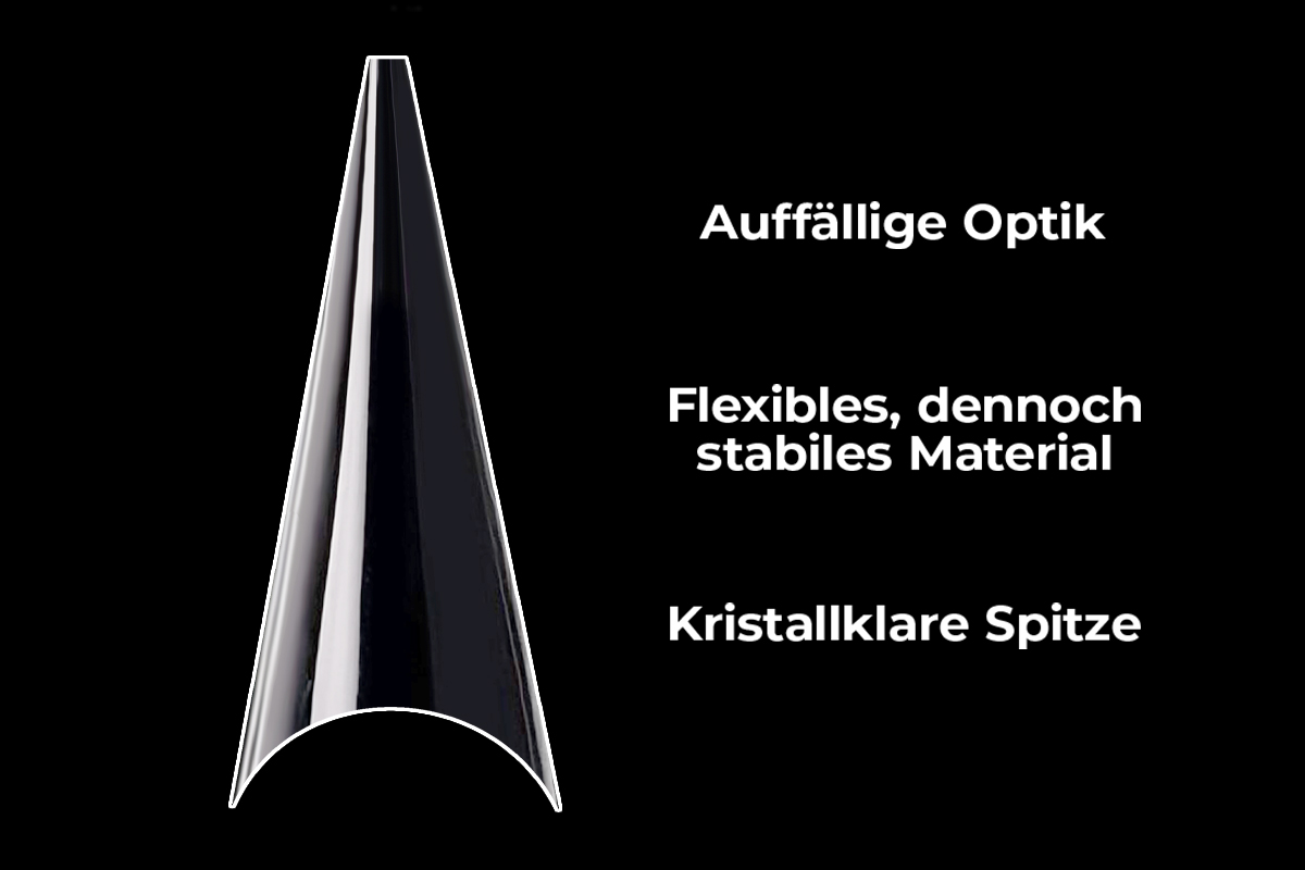 Jolifin 500 Tipbox classic Stiletto clear