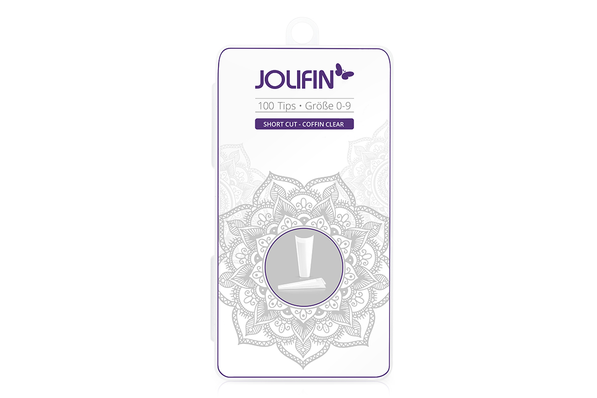 Jolifin 100er Tipbox Short Cut - coffin clear