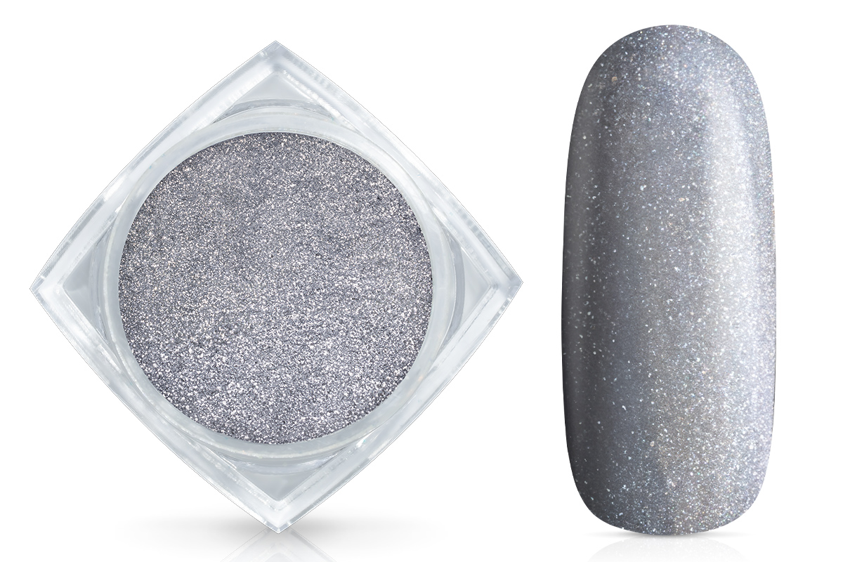 Jolifin Clear Cat-Eye Pigment - Satin silver