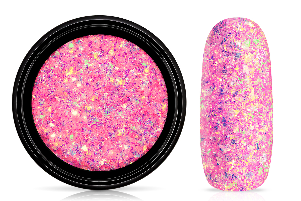 Jolifin LAVENI Mermaid Flakes Glitter - babypink