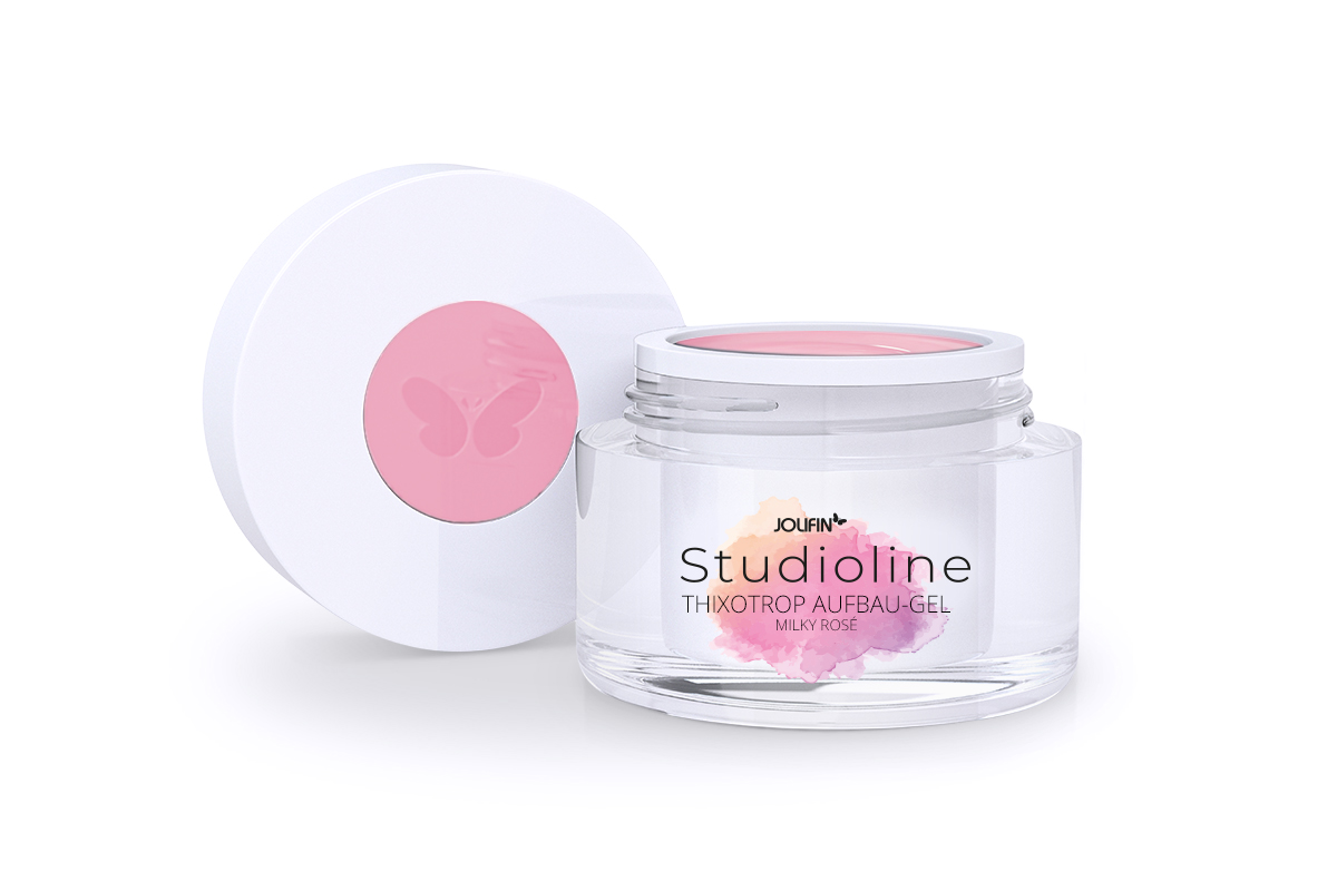 Jolifin Studioline - Thixotrop Aufbau-Gel milky rosé 5ml