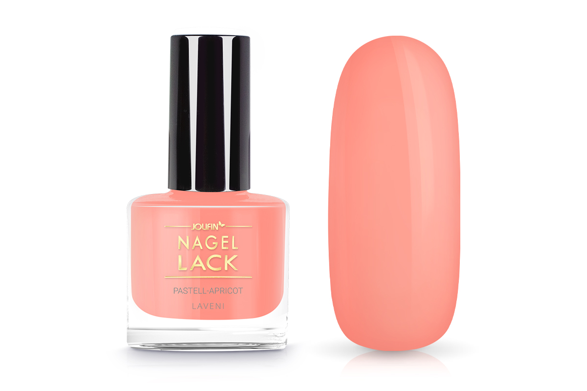 Jolifin LAVENI Nagellack - pastell-apricot 9ml