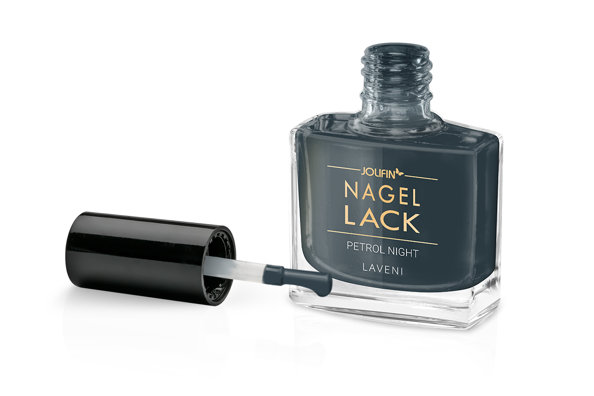 Jolifin LAVENI Nagellack - petrol night 9ml