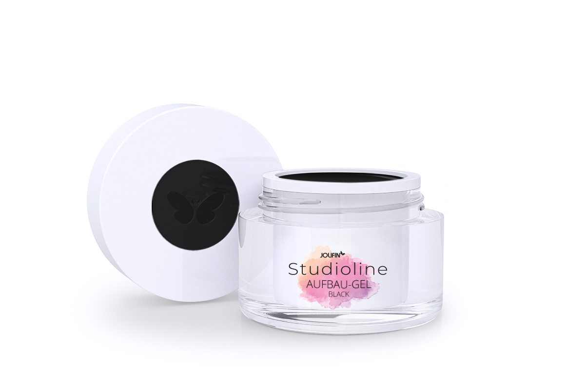 Jolifin Studioline Aufbau-Gel - black 15ml