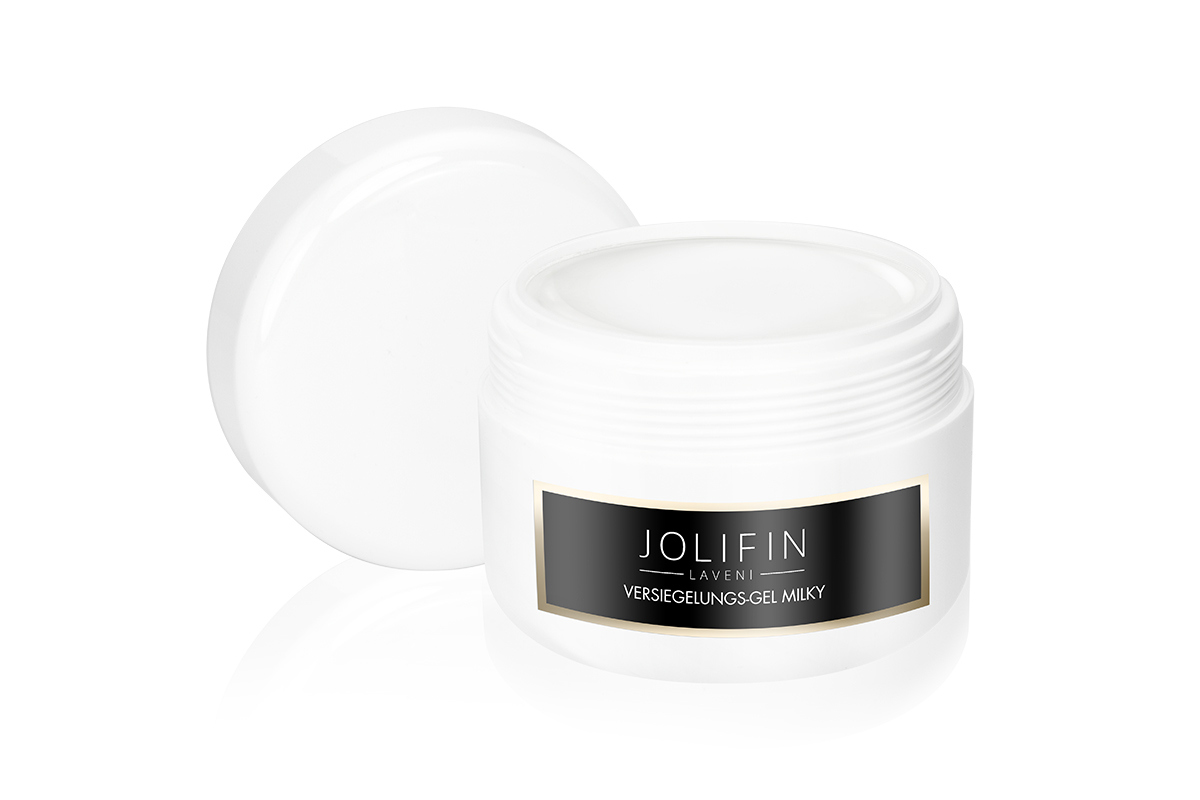 Jolifin LAVENI Refill - Versiegelungs-Gel milky 250ml