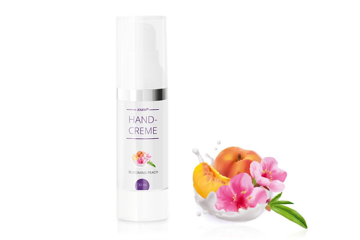 Jolifin Handcreme - blooming peach 30ml