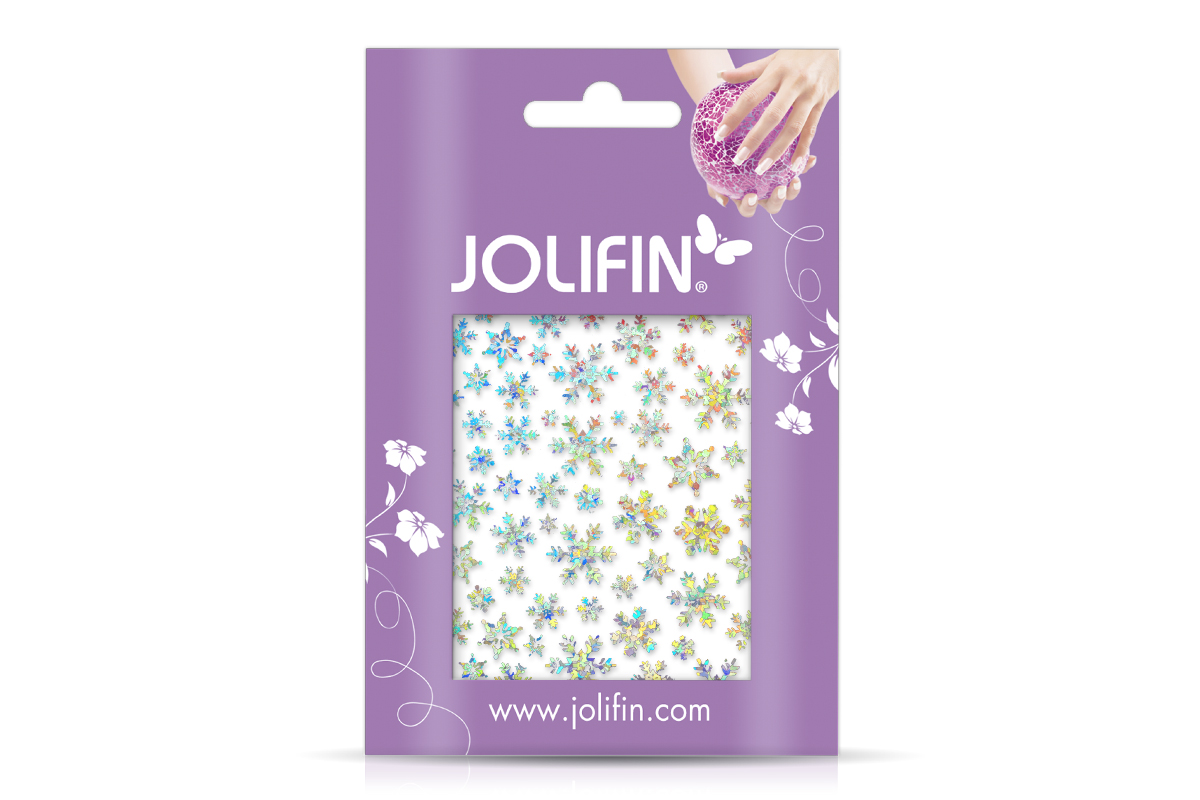 Jolifin Transfer Nagelfolie - Snowflakes