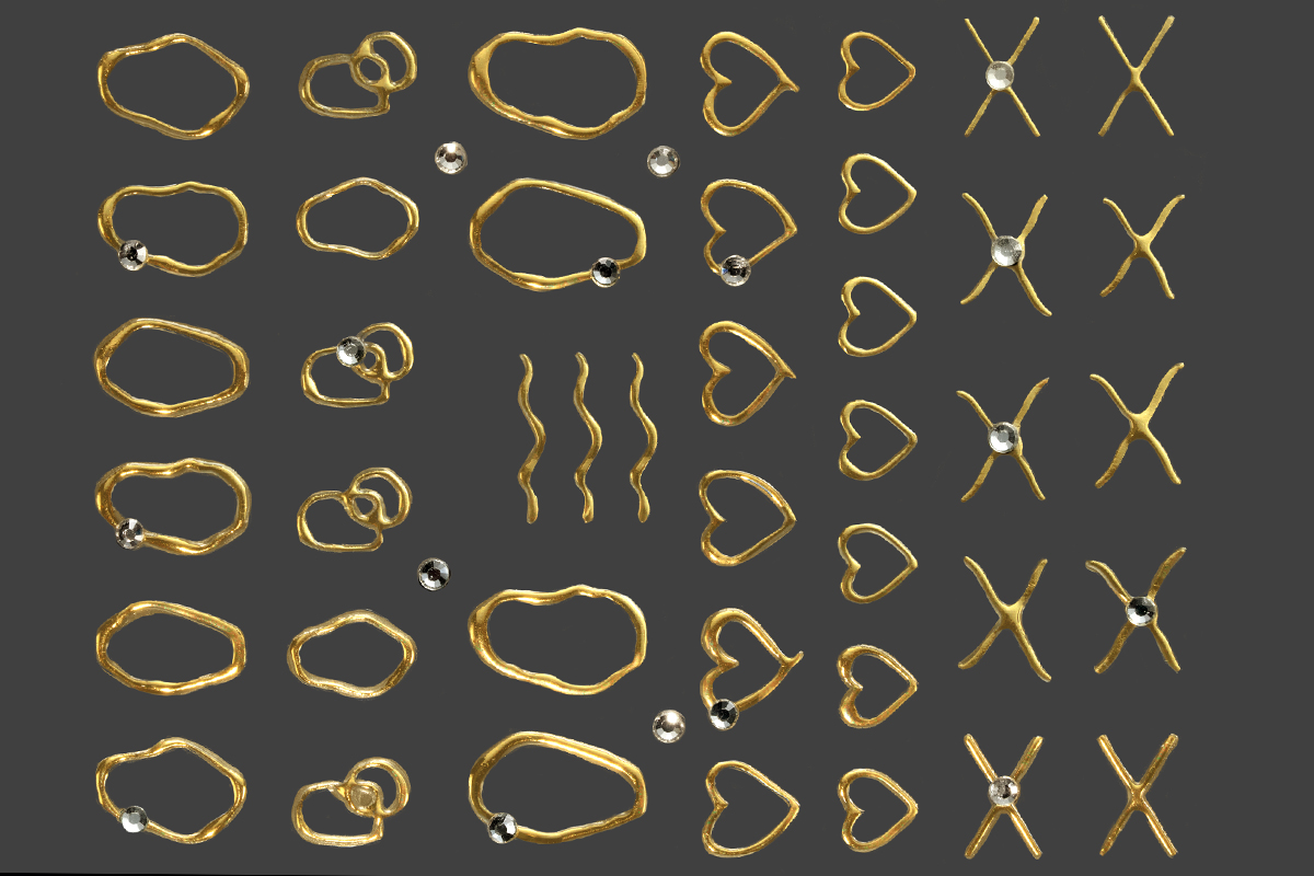 Jolifin LAVENI XL Sticker - Gold 60