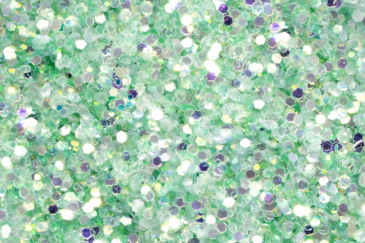 Jolifin Glitterpuder - pastell-kiwi