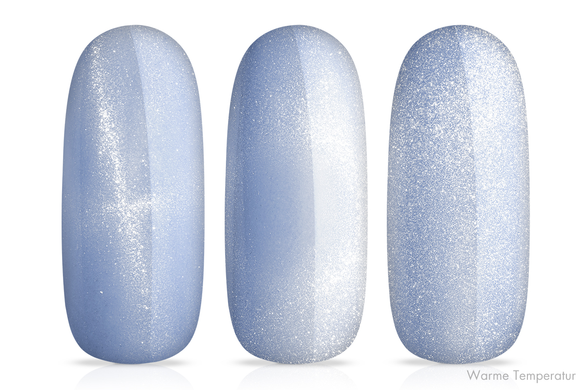 Jolifin LAVENI Shellac - Thermo Cat-Eye berry-blue 10ml