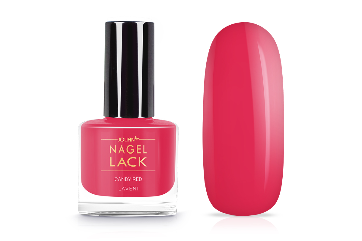 Jolifin LAVENI Nagellack - candy red 9ml