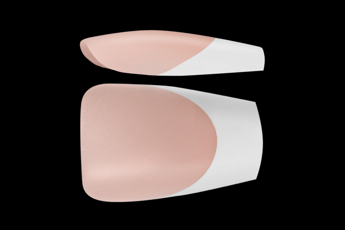 Jolifin 150 Tipbox Press-On Coffin - French-White