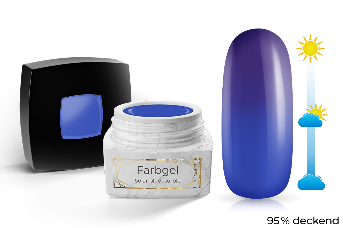 Jolifin LAVENI PRO Farbgel - Solar blue-purple 5ml