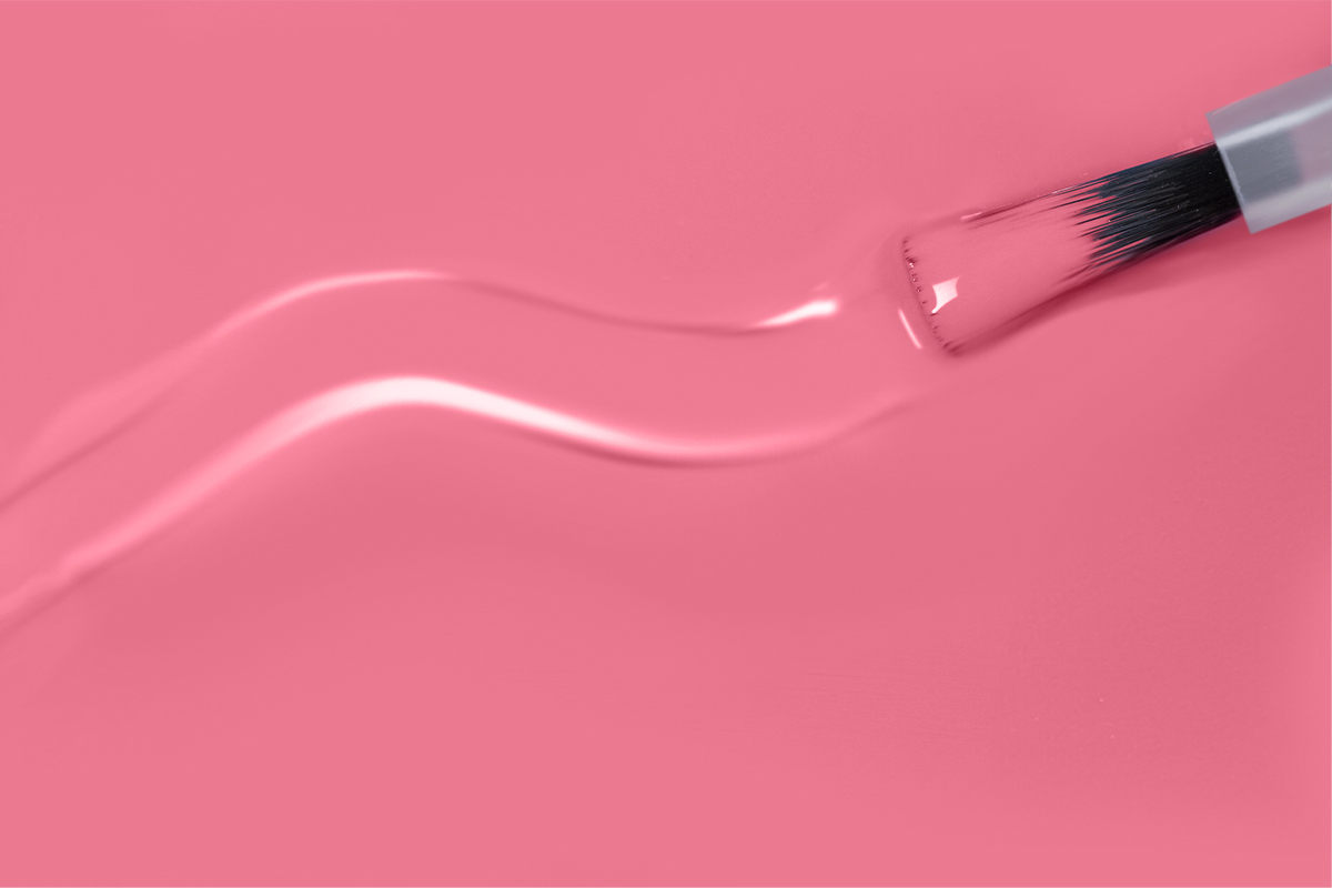 Jolifin LAVENI Shellac - pink hearts 10ml