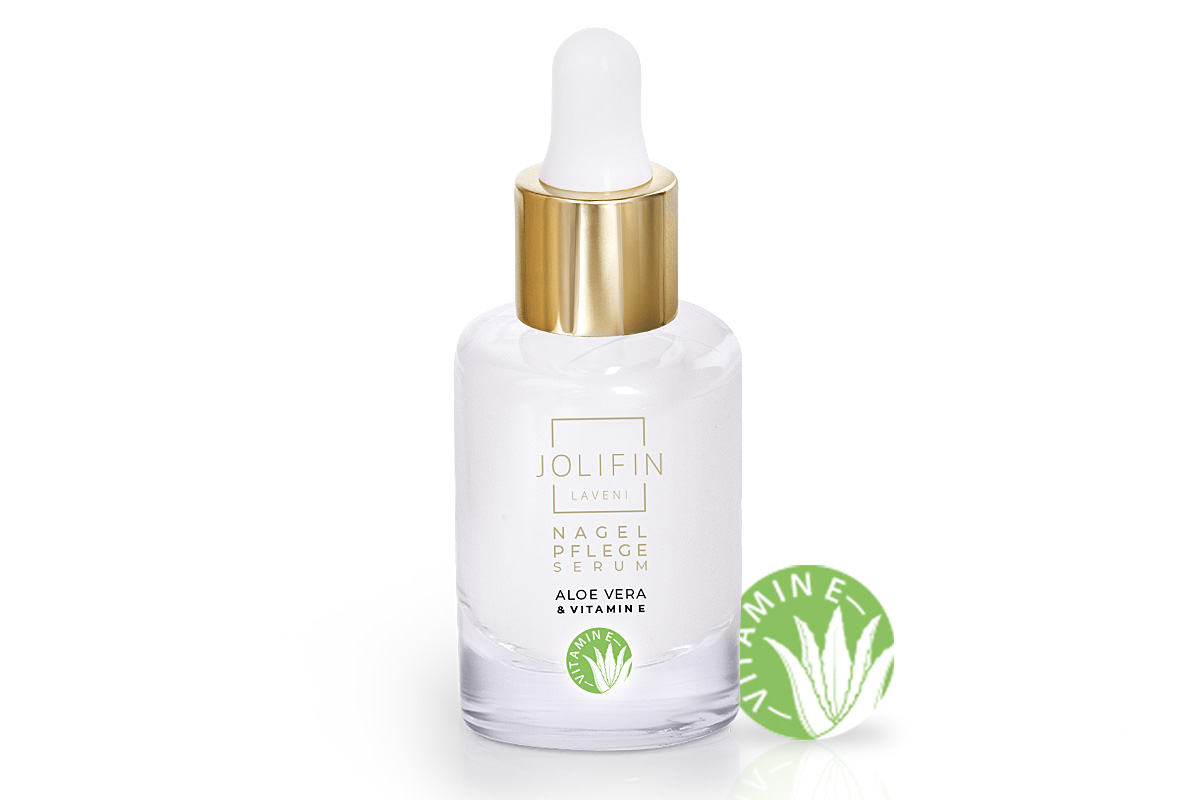 Jolifin LAVENI Nagelpflege-Serum - Aloe Vera & Vitamin E 10ml