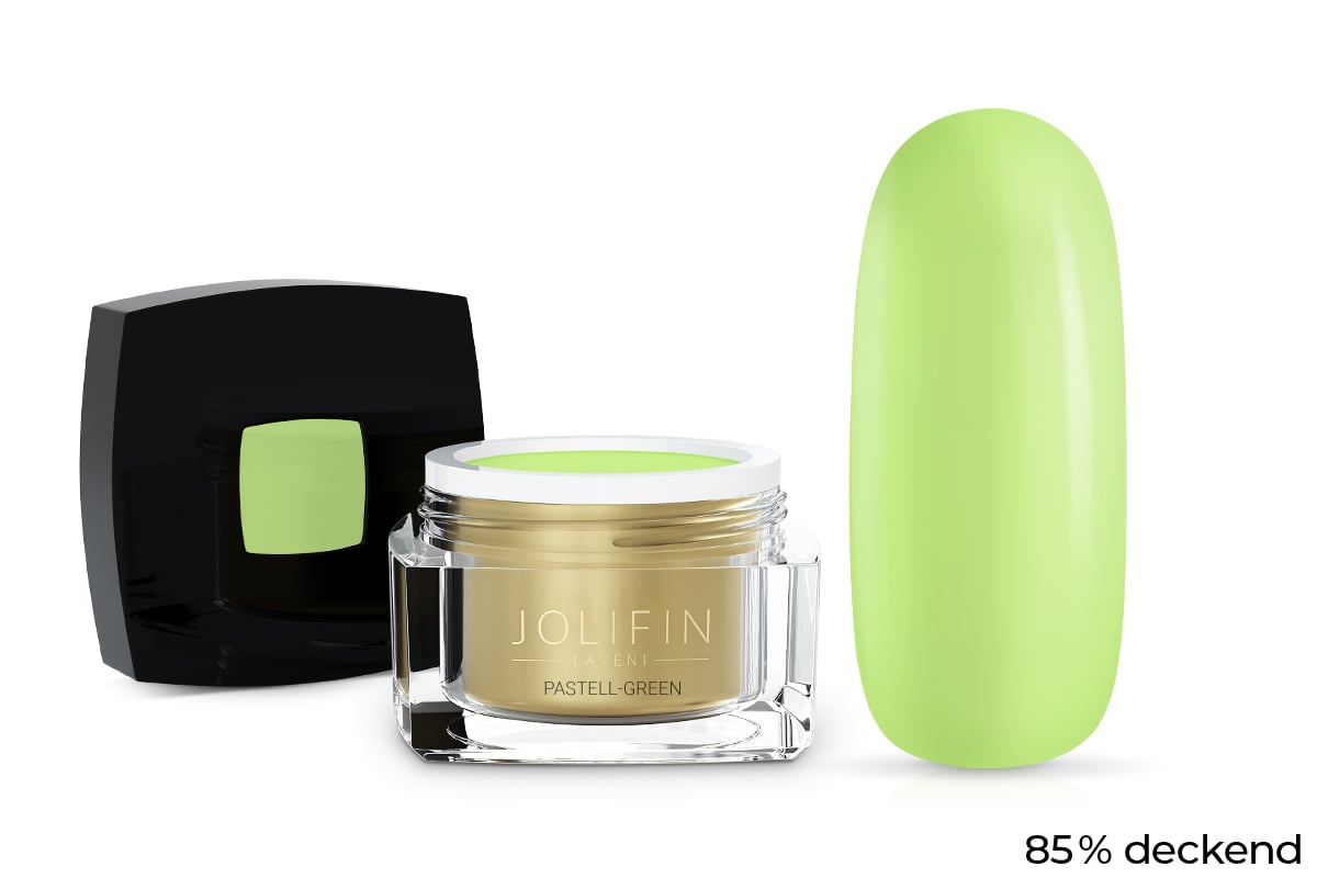 Jolifin LAVENI Farbgel - pastell-green 5ml