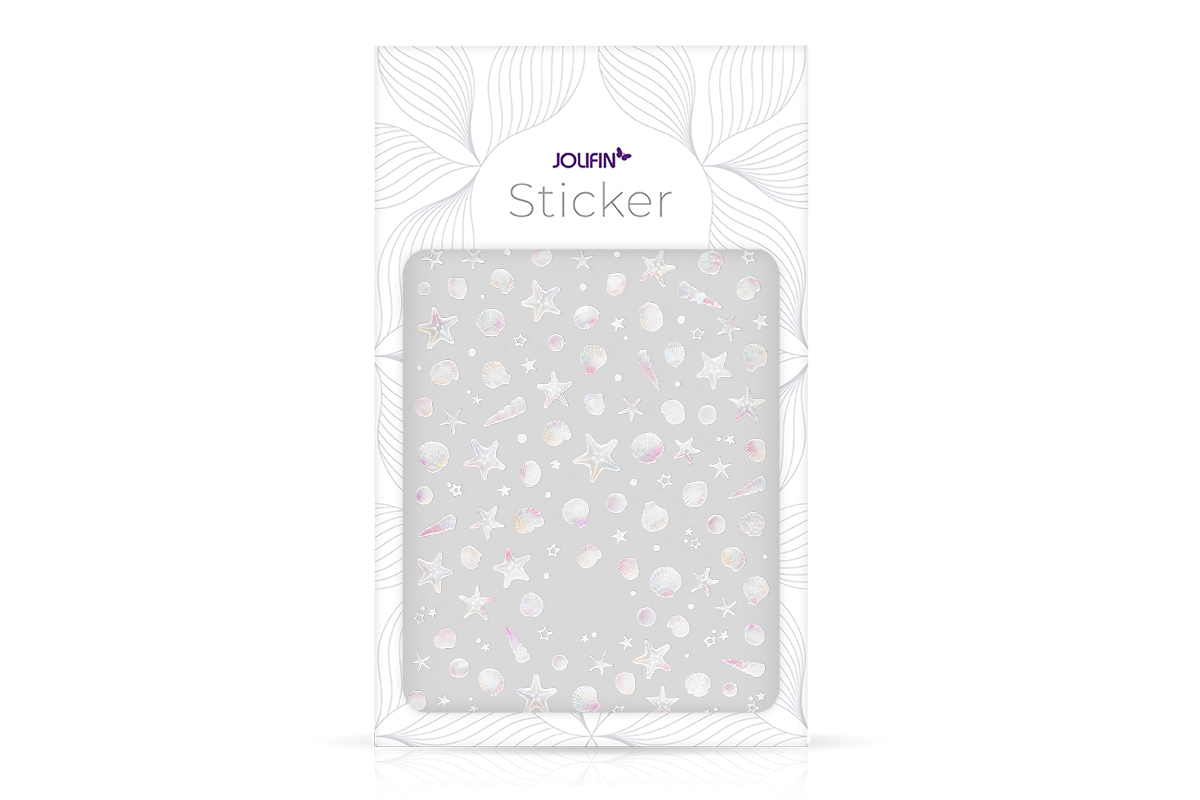 Jolifin XL Sticker - White 1