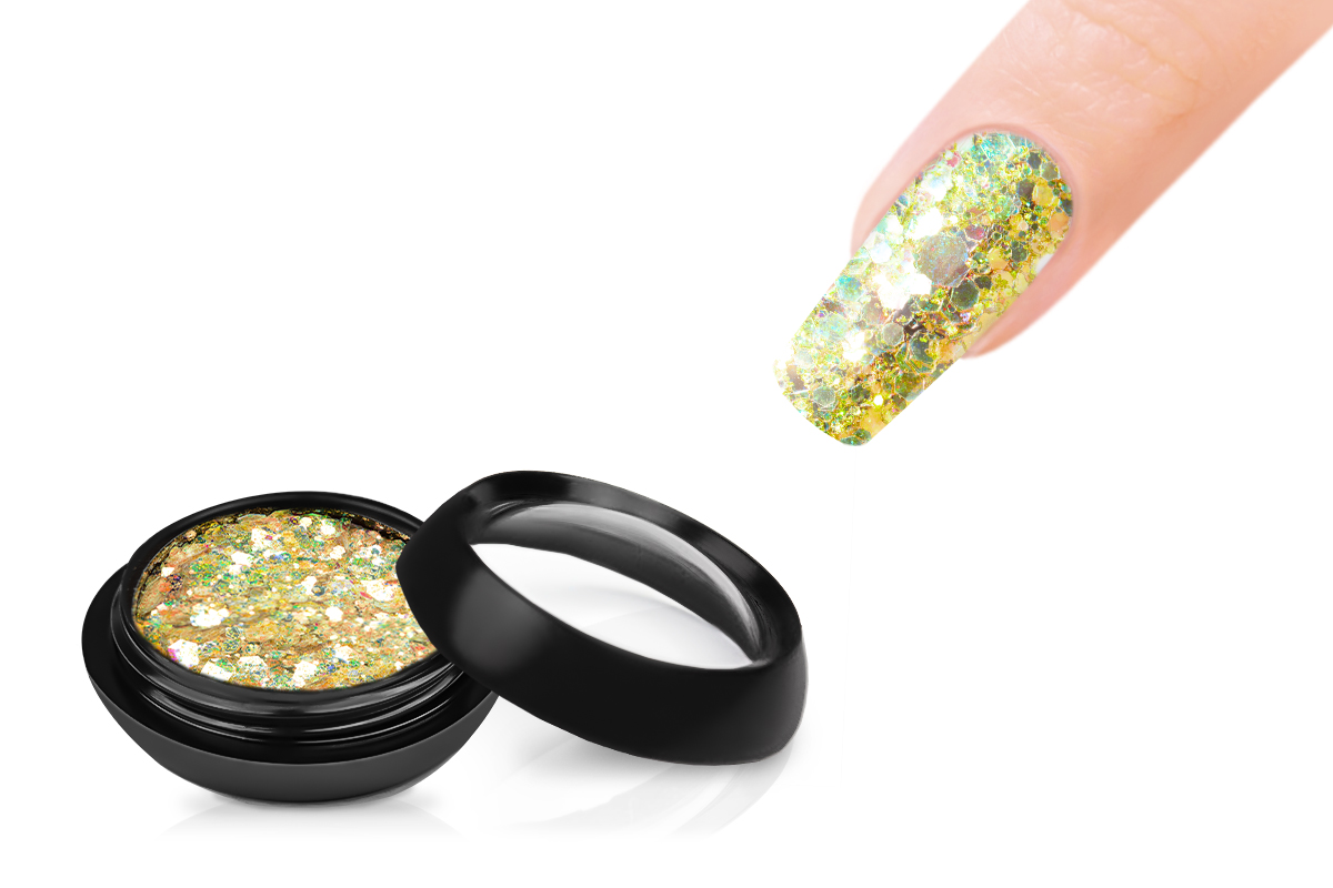 Jolifin LAVENI Mermaid Glitter - yellow pineapple