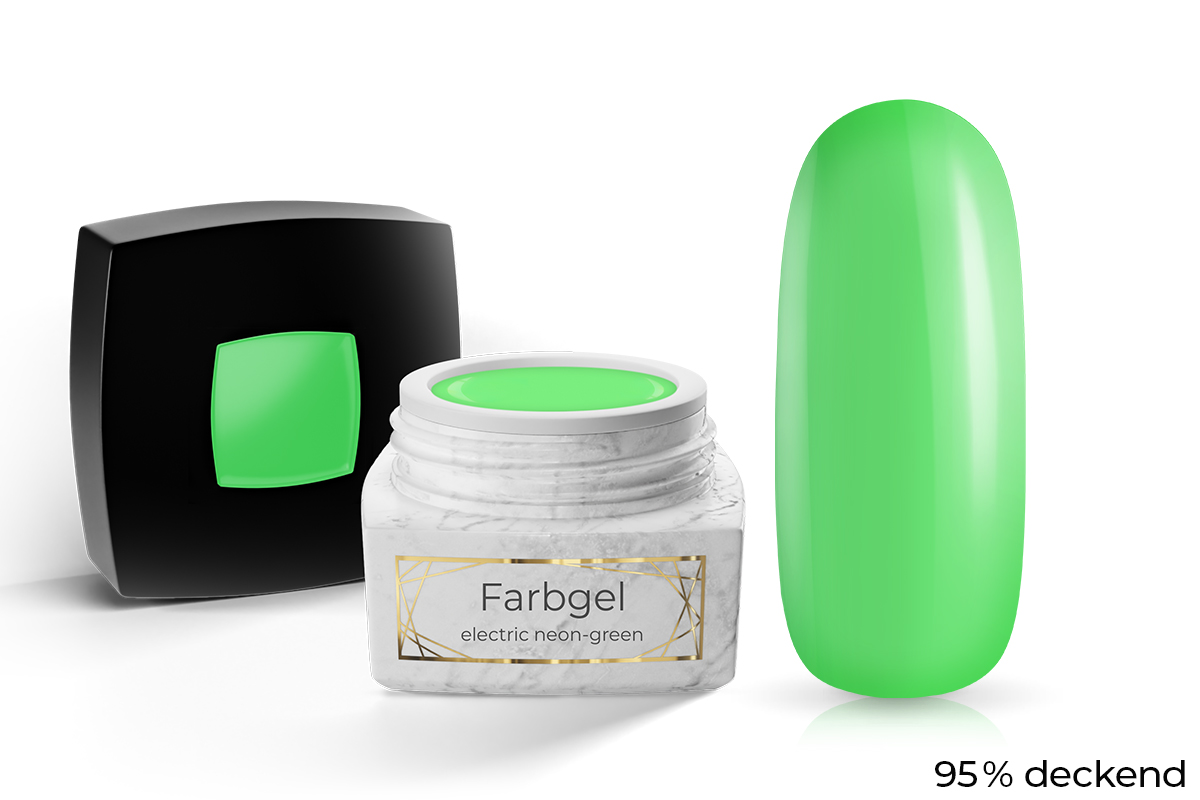 Jolifin LAVENI PRO Farbgel - electric neon-green  5ml