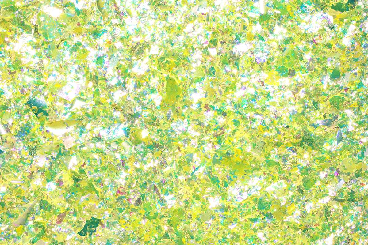 Jolifin Soft Opal Flakes - pastel neon-yellow