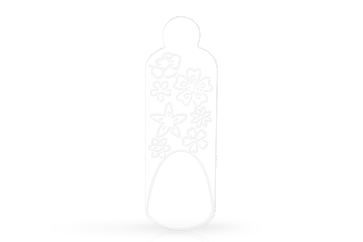 Jolifin silicone mould for dual tips - flowers