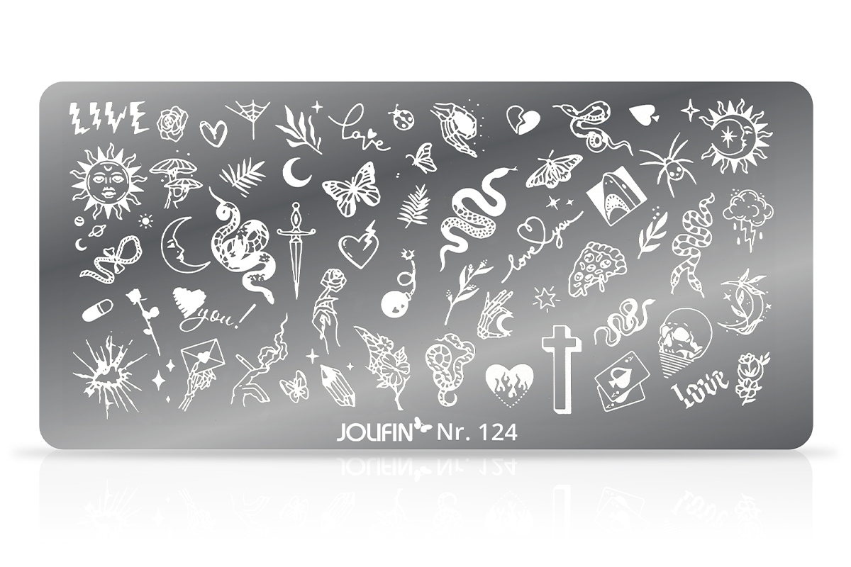 Jolifin Stamping-Schablone Nr. 124