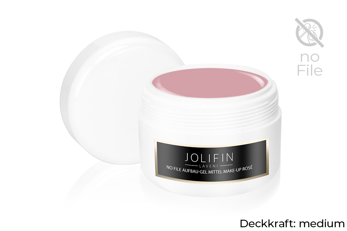 Jolifin LAVENI Refill - No File build-up gel medium make-up rosé 250ml