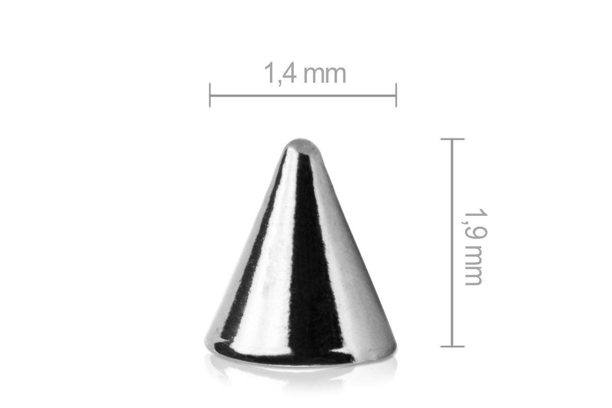 Jolifin Nailart Nieten klein silber