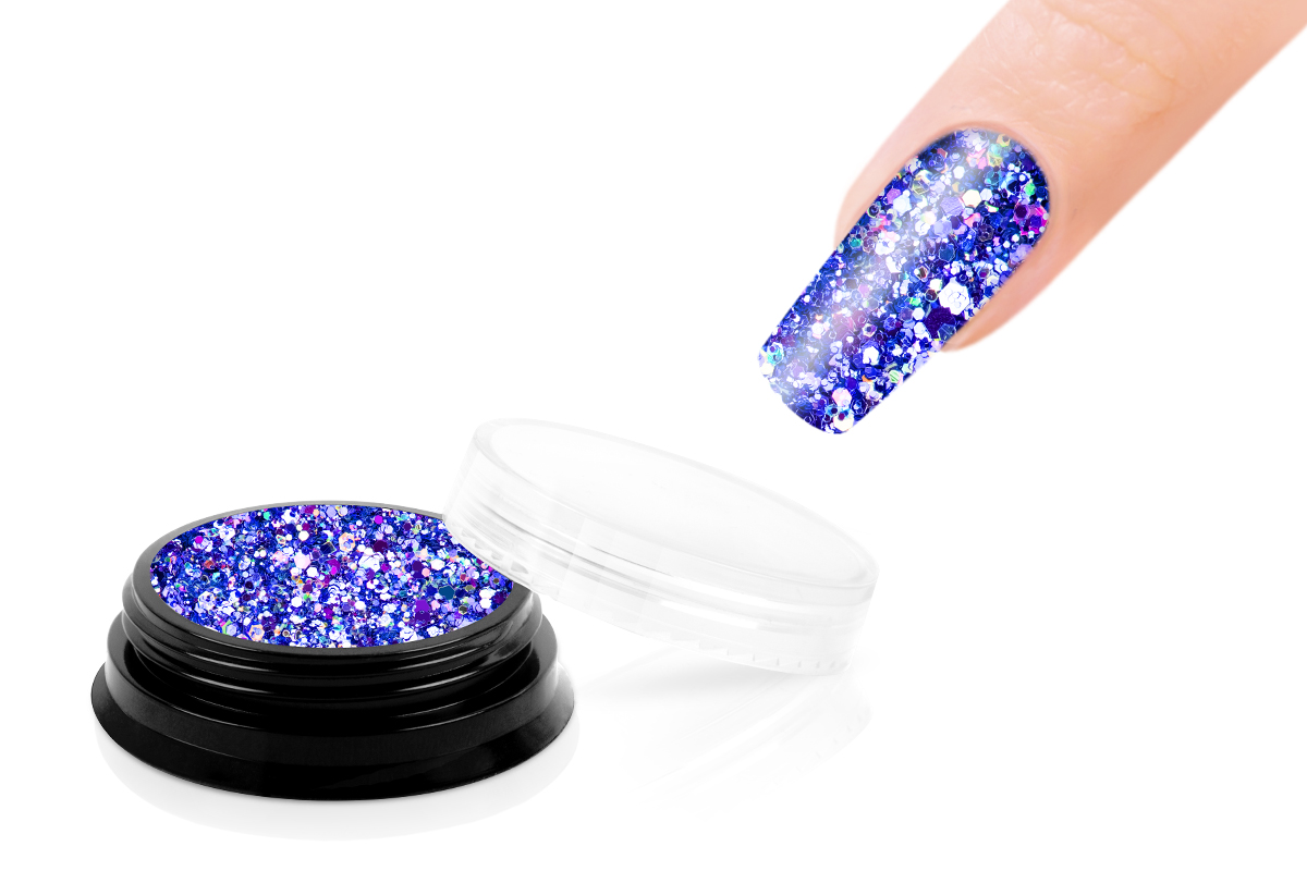 Jolifin LAVENI Luxury Glitter - dark blue