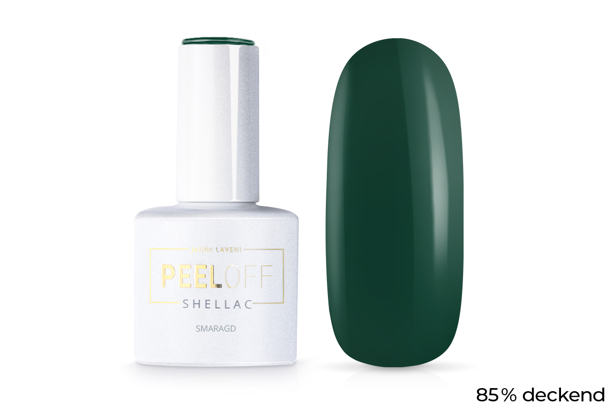 Jolifin LAVENI Shellac PeelOff - emerald 10ml