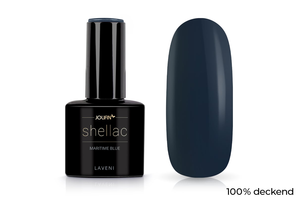 Jolifin LAVENI Shellac - maritime blue 10ml