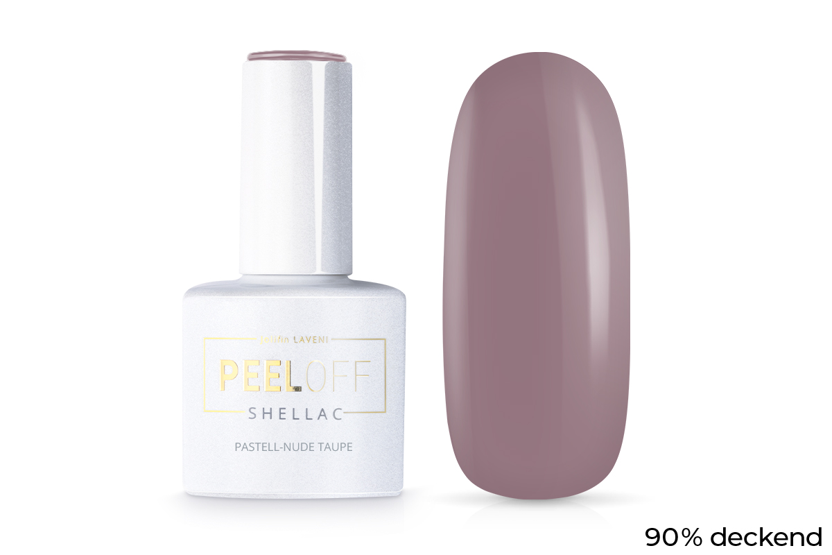 Jolifin LAVENI Shellac PeelOff - pastel-nude taupe 10ml