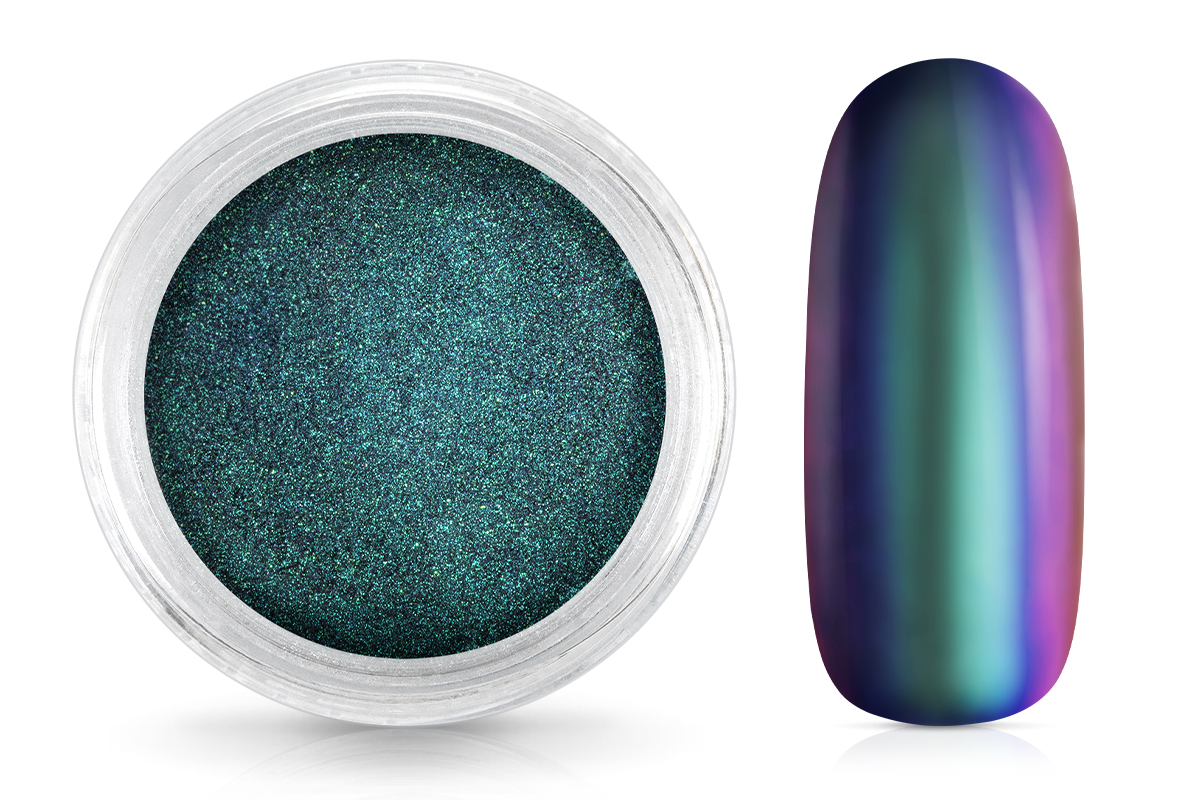 Jolifin Mirror-Chrome Pigment - FlipFlop turquoise & violet