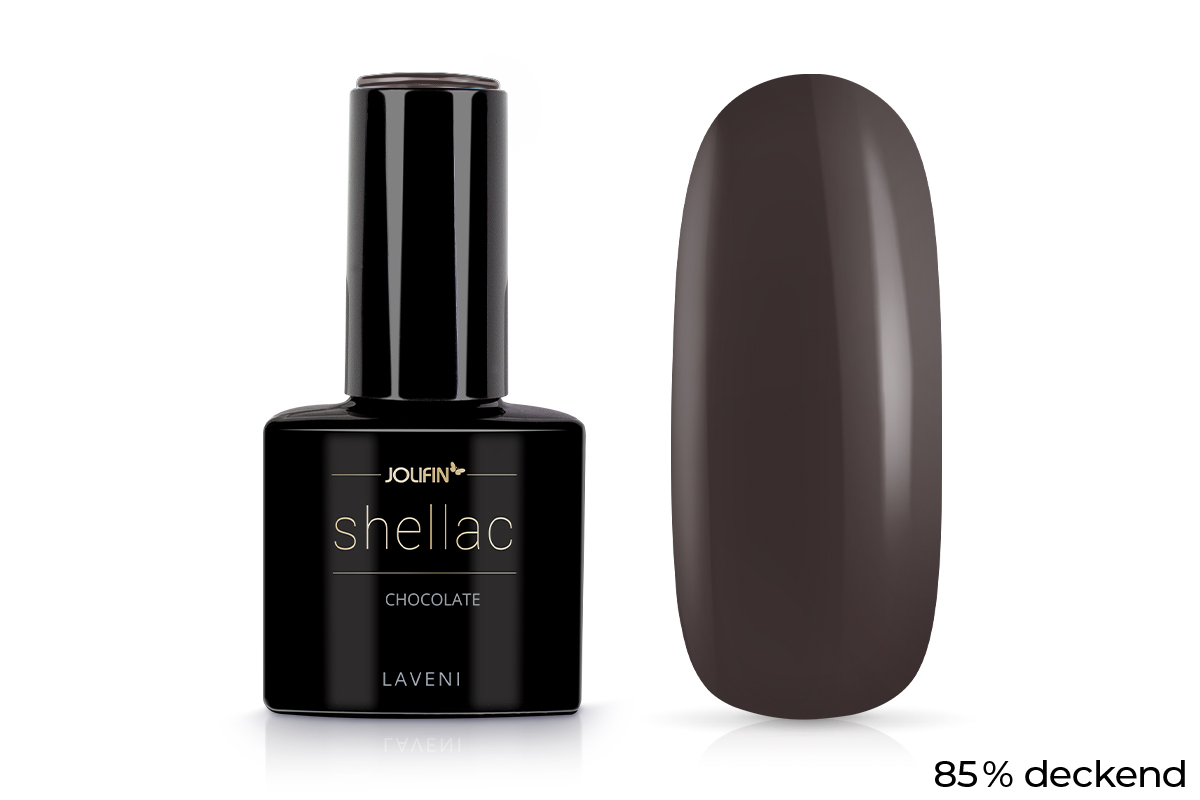 Jolifin LAVENI Shellac - chocolate 10ml