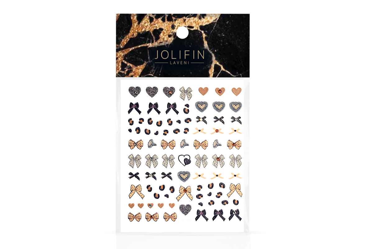Jolifin LAVENI XL Rhinestone Stickers - No. 8