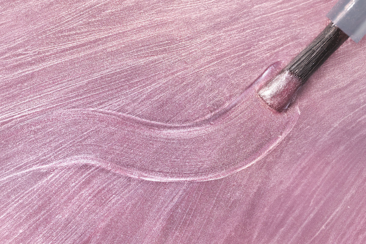 Jolifin LAVENI Shellac - satin pearl rosewood 10ml