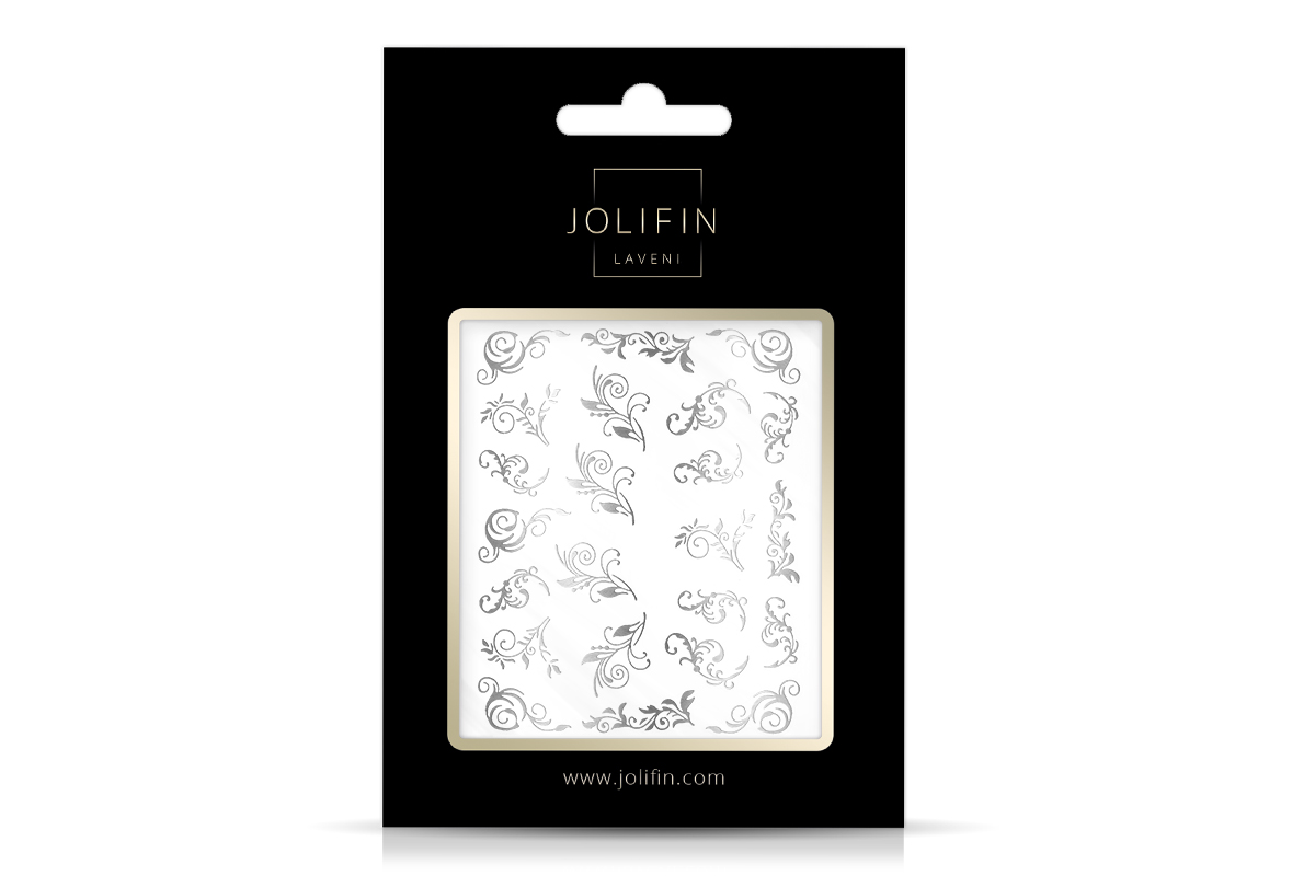 Jolifin LAVENI Sticker - silber Nr. 3