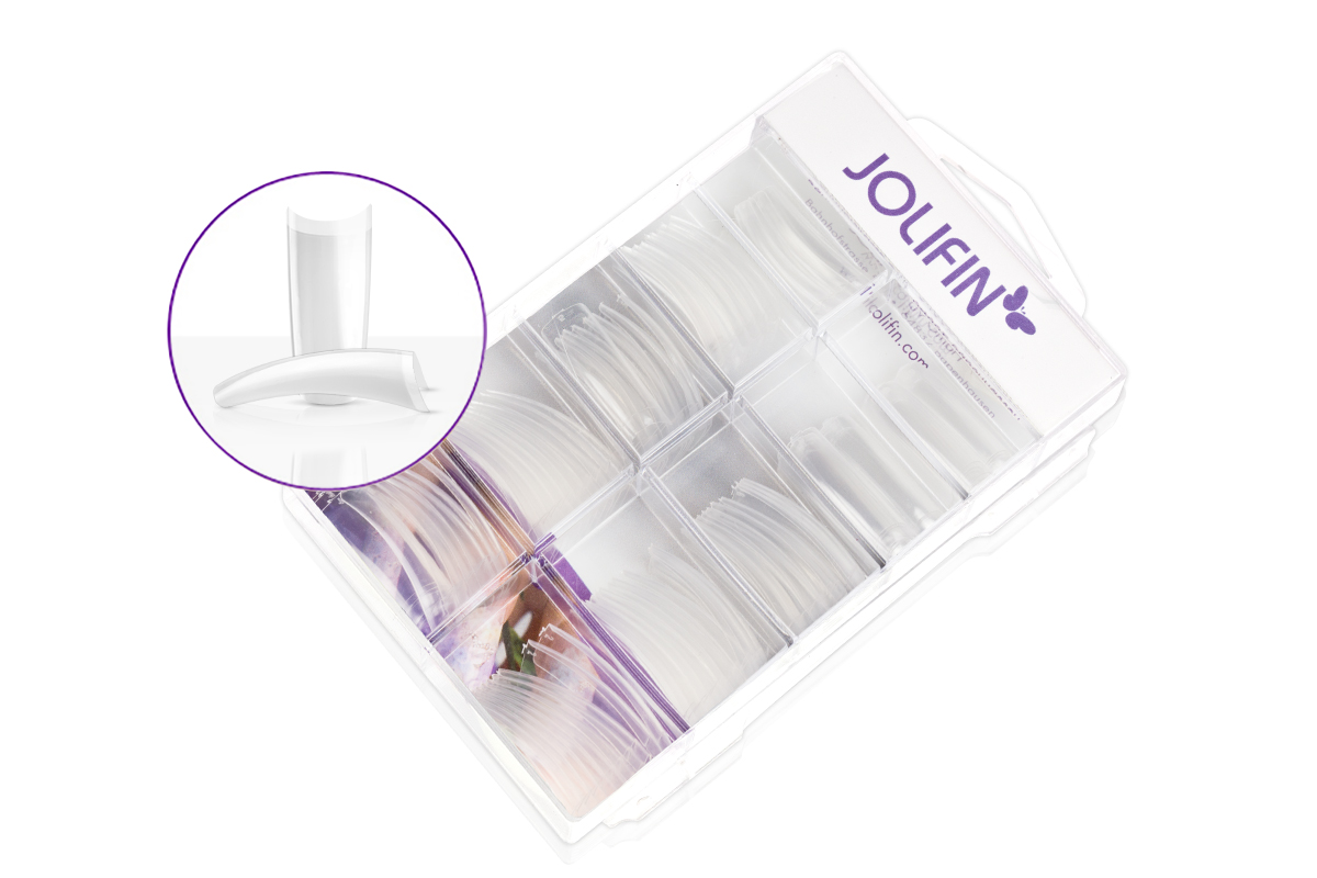 Jolifin 100er Tipbox Short Cut - classic clear