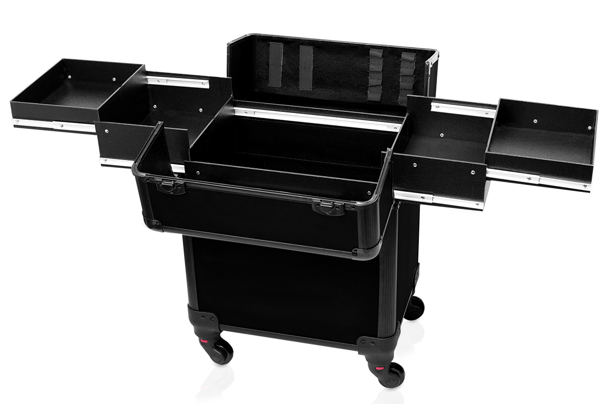 Jolifin Trolley Koffer medium - schwarz matt