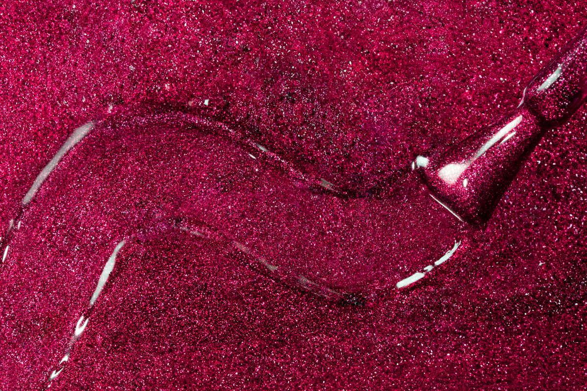Jolifin LAVENI Shellac - Cat-Eye mystic deep red 10ml