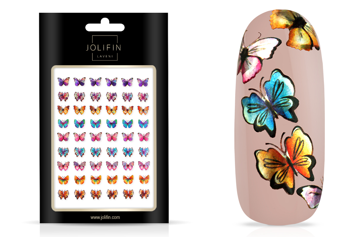 Jolifin LAVENI XL Sticker - Butterfly Hologramm Nr. 1