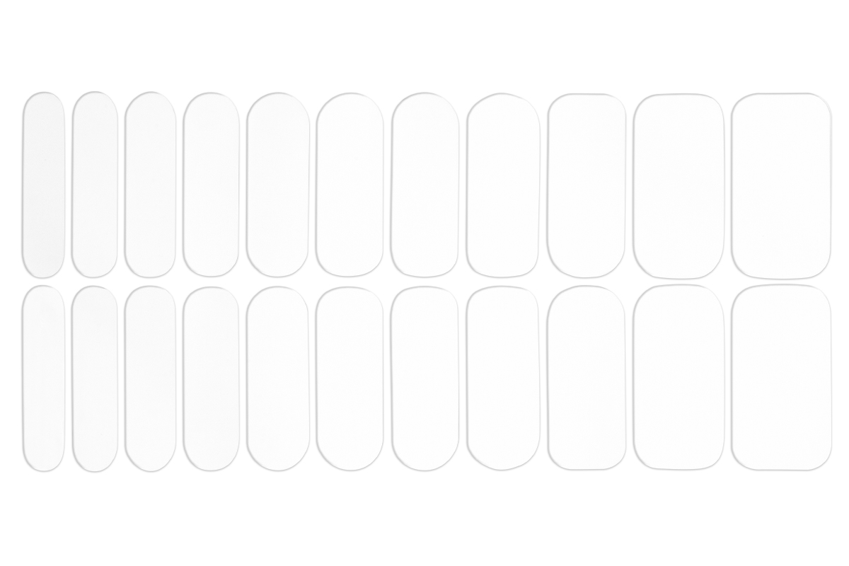 Jolifin LAVENI Nail Polish Wraps - white