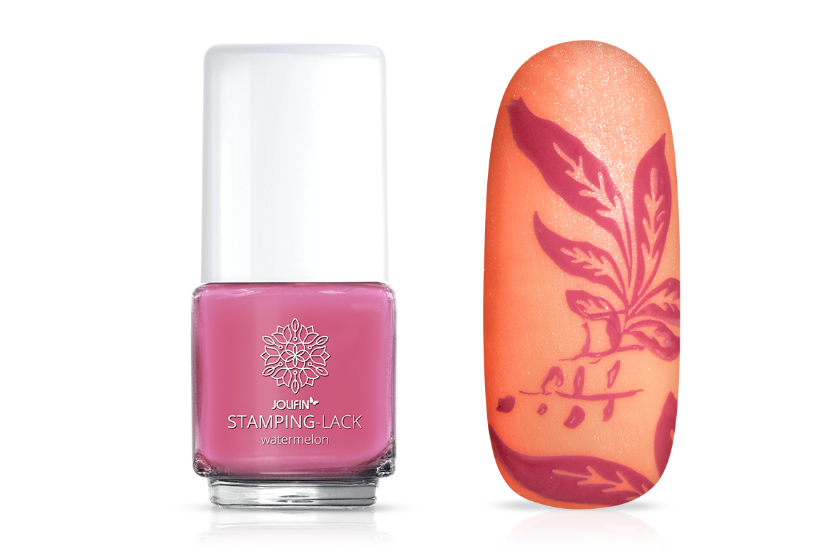 Jolifin Stamping-Lack - watermelon 12ml