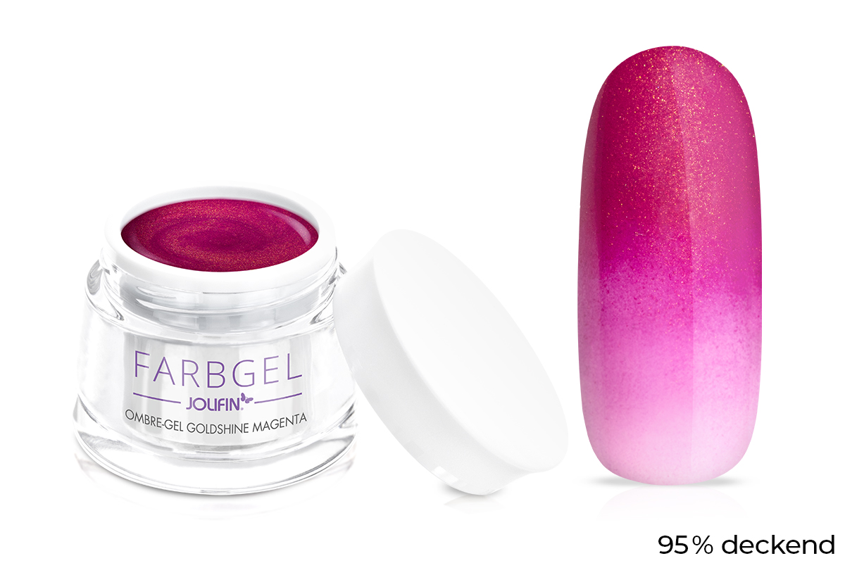 Jolifin Ombre-Gel - goldshine magenta 5ml