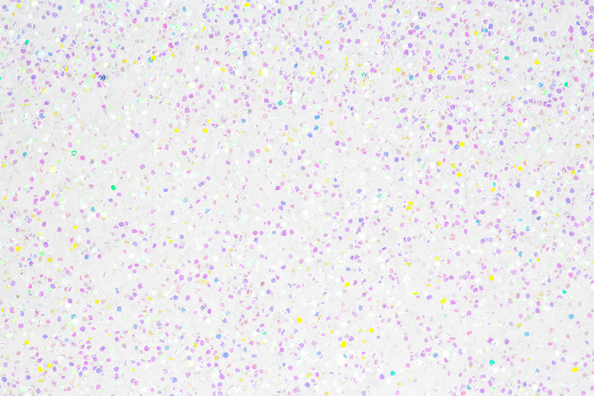 Jolifin Glitterpuder weiß