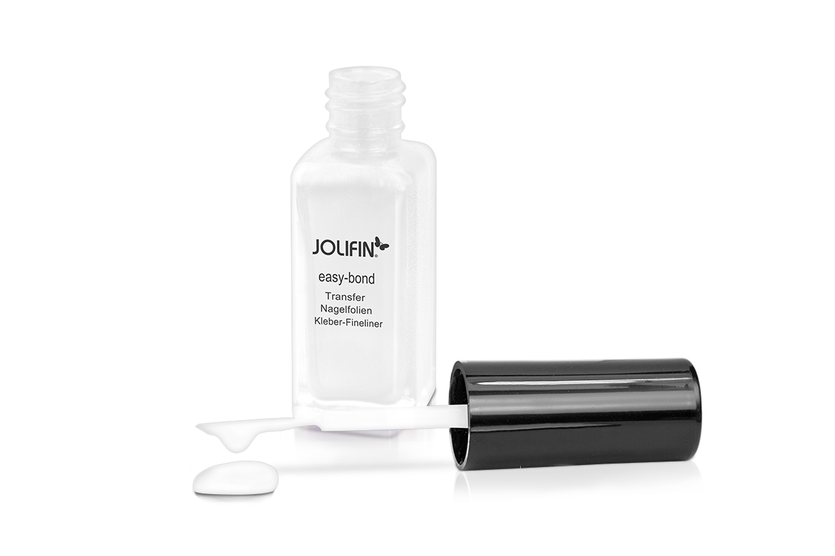 Jolifin easy-bond Transfer Nagelfolien Kleber-Fineliner 10ml